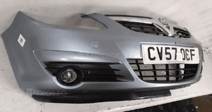 Zderzak przód przedni do opel corsa d halogeny Z163 4
