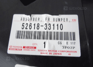 Toyota Camry VIII 17- Płyta osłona pod zderzak przód 52618-33110 8