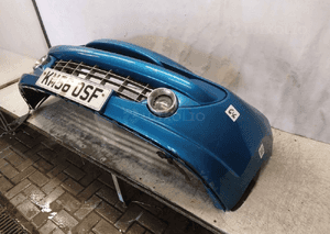 Zderzak przód przedni peugeot 207 urban move kmu niebieski błękitny halogeny 2