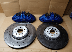 Tarcze hamulcowe przód przednie zaciski komplet BMW M5 G30 F90 4.4 1