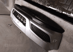 Zderzak przód przedni opel astra h 3 iii lift fl Z157 srebrny 4