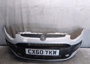 Zderzak przód przedni fiat grande punto evo 296/A biały halogeny 1