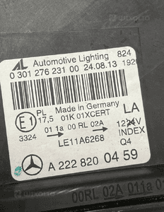 Lampa lewy przod mercedes s-klasa W222 A2228200459 11