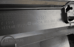Listwa drzwi audi Q3 83A 2019-2021 zwykła LY9T 2