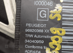 PAS BEZPIECZENSTWA LEWY PRZÓD  PEUGEOT 5008 96820368XX 3
