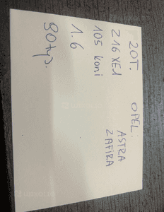 SILNIK Opel Zafira VECTRA  B 1.6 16V potwierdzone 97tyś KM  Z16XE1  LUBUSKIE 8