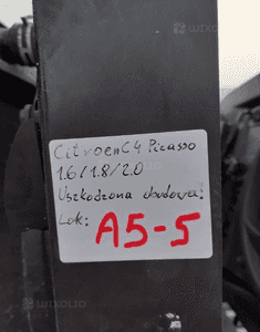 Citroen C4 picasso 1.6 1.8 2.0 chłodnica wody wentylator !uszkodzona obudowa! 11