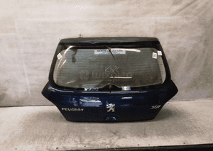 Klapa tył tylna bagażnika do peugeot 307 hb granat granatowa 1
