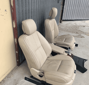 MERCEDE s 221 designo fotel przód  przedni tapicerka drzwi boczek krem 3