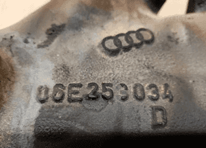 Kolektor wydechowy Audi A6 C6 3.2 FSI 06E253034 5