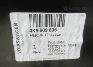 Poszycie błotnik tylny tył prawy audi A6 C8 kombi 4K9809838 2018 9