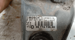 PEUGEOT 508 I silnik silniczek wycieraczek prawy 2010-2018  9677472680 5