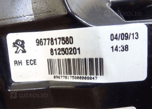 LAMPA TYLNA LEWA 9677817680 PEUGEOT 308 led 11