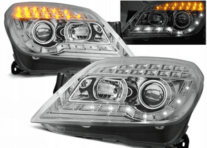 Lampy reflektory do opel astra h od 2004 do 2010 daylight chrom 1