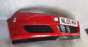 Zderzak przód przedni do opel astra h 3 iii Y547 czerwony 4