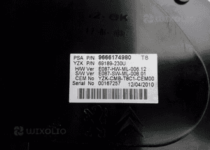 Peugeot 3008 1.6 HDI zegar licznik 9666174980 6