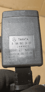 Zapinka pasa prawy tył tylna prawa Mercedes GL X166 W166 A1668602469 4