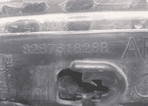 DRZWI LISTWA LEWY PRZÓD TYŁ RENAULT ESPACE V 5 801860267R 828761828R 12