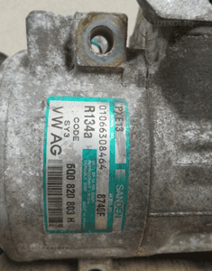 Pompa sprężarka klimatyzacji  polo iv 4 fabia i ibiza 3 iii 1.4 b 6Q0820803D 6Q0820803H 10