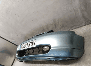 Zderzak przód przedni honda civic 7 vii błękitny morski halogeny 2
