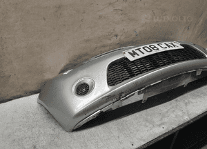 Zderzak przód przedni do nissan micra K12 lift fl KL0K srebrny 3