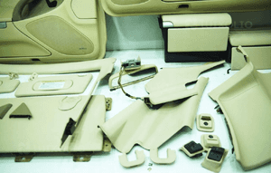 Fotele fotel tapicerka drodek schowek kpl beige 205A mercedes sl R230 10