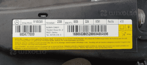 Poduszka fotela pasażera prawa AIRBAG Mercedes W169 W245 1698603805 5