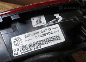 Lampa led lewa tył tylna vw golf vii lift 5G0945307Q 2