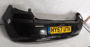 ) ZDERZAK TYŁ TYLNY DO RENAULT CLIO III 3 HB NV676 CZARNY 4