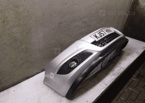 Zderzak przód przedni opel astra h 3 iii lift fl Z157 srebrny halogeny 2