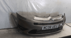 Zderzak przód przedni citroen C4 picasso halogeny kebc piaskowy zloty 4
