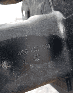 Belka wzmocnienie zderzaka tył VW Polo 9N 6Q0807557 4