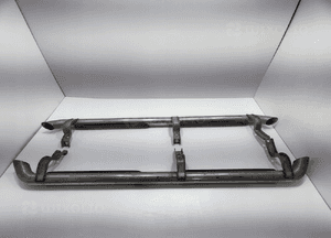 Orurowanie progowe boczne stopnie progi chrom rury ford ranger iv v 2012-18 9