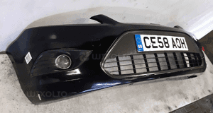 Zderzak przód przedni ford focus MK.2 2 ii lift fl F3 czarny halogeny 4