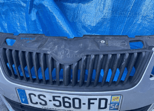 Zderzak przod przedni skoda roomster LA7W org fv 5