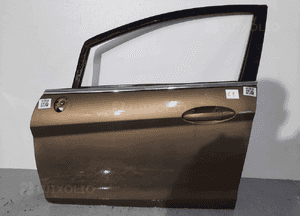 Drzwi przód przednie lewe ford fiesta MK.7 7 vii copper pulse brązowe 5D 5 drzwi hb 1