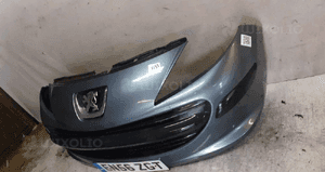 Zderzak przód przedni peugeot 207 ezwd szary 3