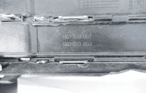 Grill atrapa audi A6 C8 4K 2018- 4K0853651C 6