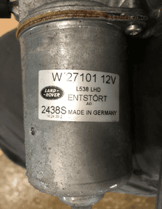 Mechanizm wycieraczek przedni wersja europejska Range Rover Evoque 2