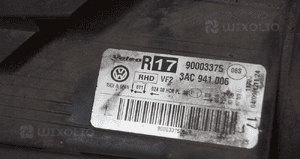 Lampa przednia prawa vw passat B7 12