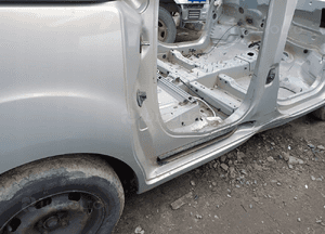 Ćwiartka prawy tył poszycie błotnik citroen berlingo iii partner 3