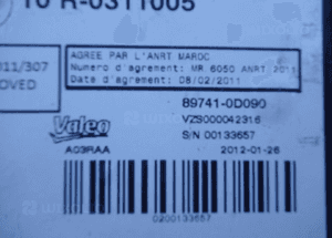 Moduł elektroniczny toyota yaris iii 89741-0D090 2