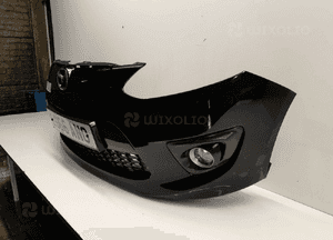 Zderzak przód przedni mazda 2 ii de A3F czarny halogeny 3