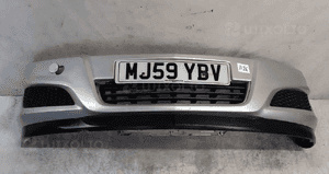 Zderzak przód przedni opel astra h 3 iii lift fl Z157 srebrny 1