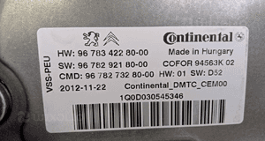 CITROEN C3 II 1.6 HDI 2013 moduł kondensator sterownik start stop 9801739380 / 9678342280-00 4