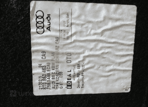 Podłoga wykładzina mata bagażnika audi A4 B8 A5 8T 8T0863463 4