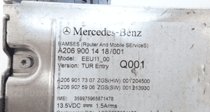 Moduł sterownik mercedes c W206 2021- A2069001418 6