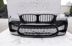 Zderzak przód spryskiwacze pdc m-pakiet bmw 5 F10 black sapphire metallic 1