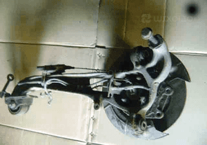 Saab 95 05 Saab95 wahacz tyl tylny wzdluzny