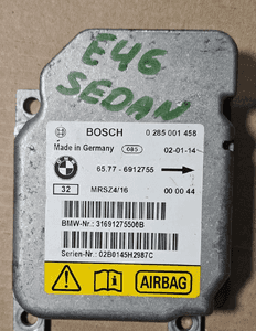 BMW E46  sensor sterownik poduszek powietrznych airbag 0285001458 1